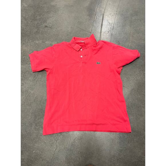 Lactose men’s pink size large polo casual classic fit - Picture 1 of 4